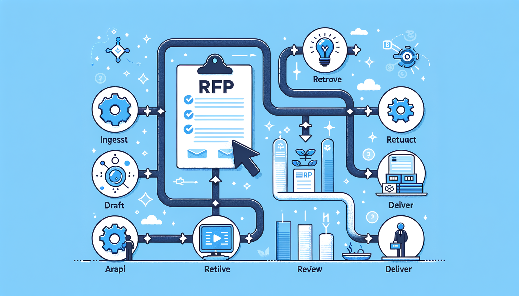 RFP automation workflow diagram